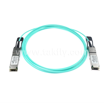 100G QSFP28 Ενεργό Οπτικό Καλώδιο (AOC) – 4×25G, Έως 104Gbps, 3-70m, VCSEL Array, Χαμηλή Κατανάλωση <3.5W, QSFP28 σε QSFP28