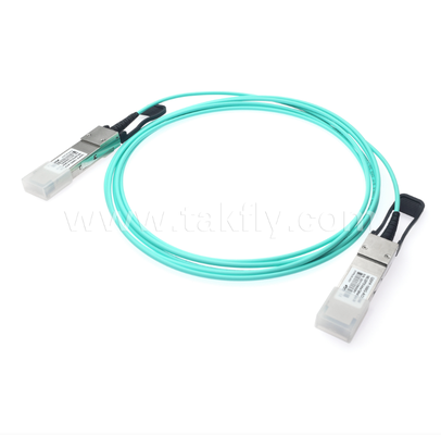 100G QSFP28 Ενεργό Οπτικό Καλώδιο (AOC) – 4×25G, Έως 104Gbps, 3-70m, VCSEL Array, Χαμηλή Κατανάλωση <3.5W, QSFP28 σε QSFP28