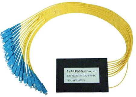 Θραύστης SC/UPC SM G657A1 1 μέτρο LSZH 2.0mm PLC κιβωτίων ABS οπτικών ινών 1x16