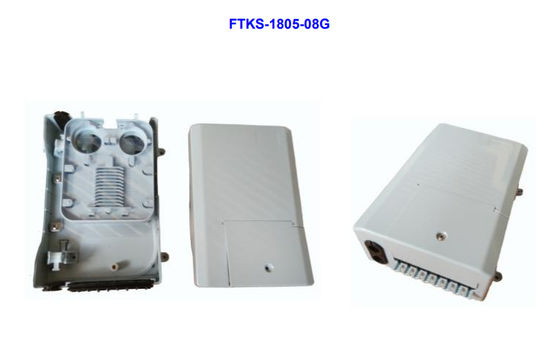 FTTH 8 υπαίθριος ABS+PC τοίχος NAP λιμένων τοποθετεί το τελικό κιβώτιο οπτικών ινών συνδέσεων
