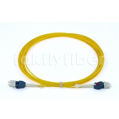 Πολικότητα περιστρεφόμενη 2.0mm LC PC Uniboot Duplex Fiber Optic Patch Cord με G657A1 Fiber για Δίκτυο