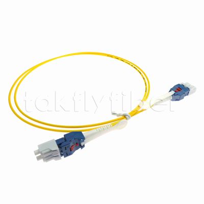 Πολικότητα περιστρεφόμενη 2.0mm LC PC Uniboot Duplex Fiber Optic Patch Cord με G657A1 Fiber για Δίκτυο