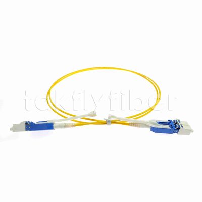 Uniboot Duplex Fiber Optic Patchcord 2.0mm Διαμέτρου με G657A1 Fiber και LSZH Jacket LC PC Connector