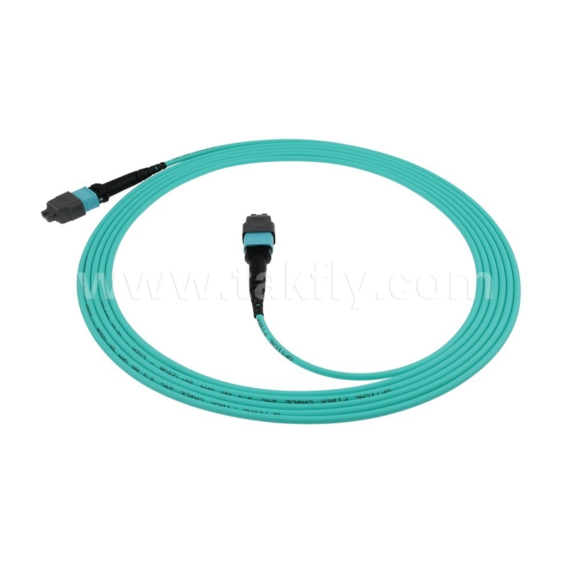 16 πυρήνες SM MM MPO MTP Fiber Optic Jumper Cable για κέντρο δεδομένων FTTX Προσαρμόσιμο