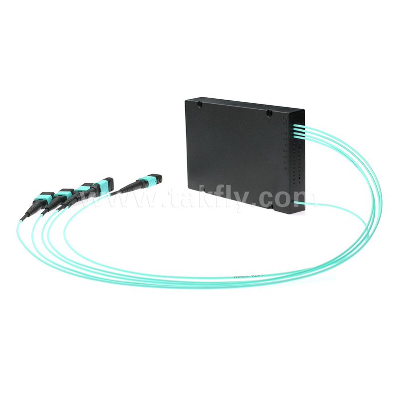 Δικτυακό δίκτυο MPO/MTP SM/MM PLC Splitter 1x4 για κέντρο δεδομένων FTTX