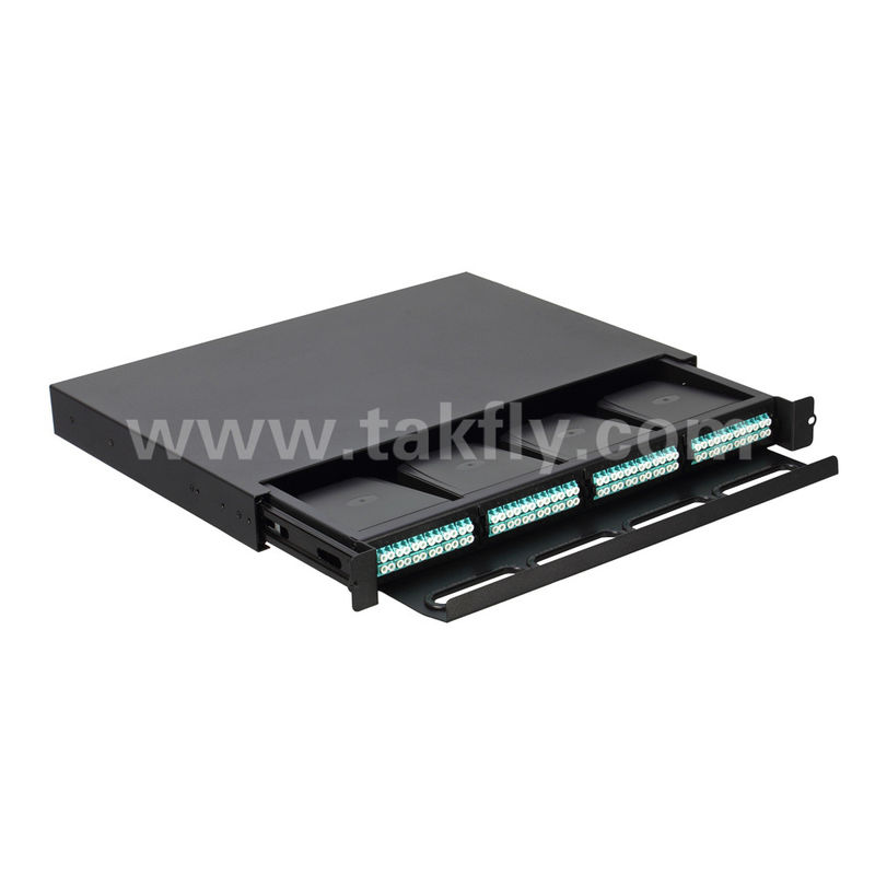 MPO/MTP Patch Panel Management Cassette Slidable Type Fiber Optic για το κέντρο δεδομένων FTTX καλωδίωση