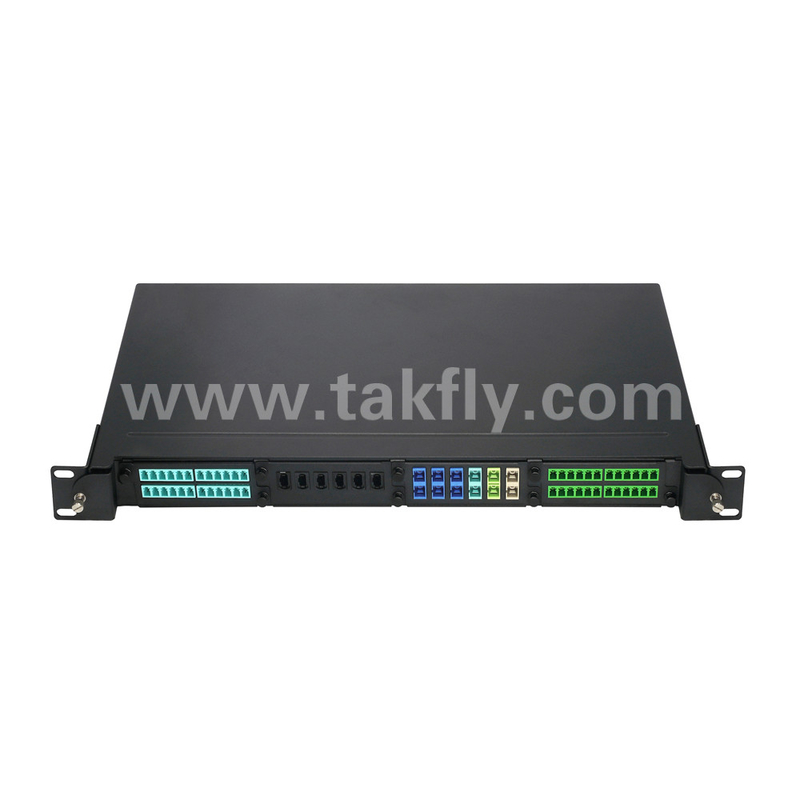 Οπτική ίνα MPO Cassette MTP Patch Panel Αλουμινίου Σύνθετος Διαχείριση διαφανούς τύπου για κέντρο δεδομένων FTTX