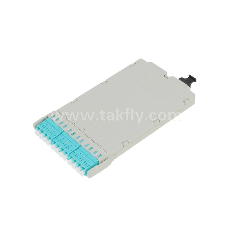 MPO/MTP Μονάδα κασέτας προεπιλεγμένη MPO/MTP-LC 12C οπτική ίνα για κέντρο δεδομένων FTTX
