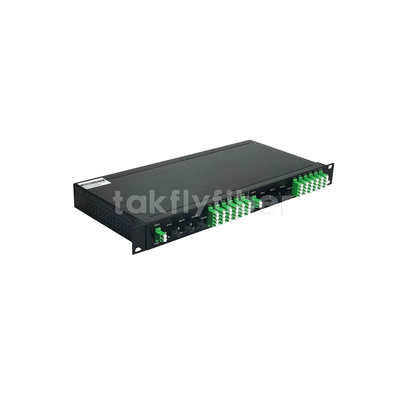 2x1:24 WDM Filter PLC Splitter GPON CATV σε ένα 1U 19Inc Rack Mount Patch Panel
