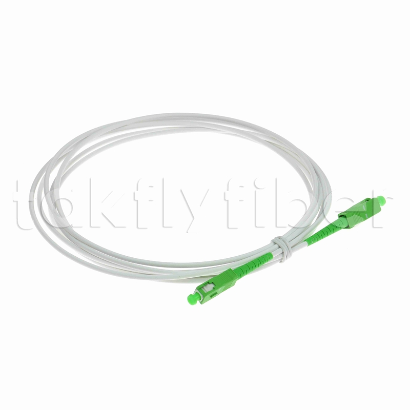 Ανθεκτικό στα τρωκτικά G657A2 SC APC Fiber Optic Patchcord Τεθωρακισμένο Fiber Patch Cable SM 3.0mm
