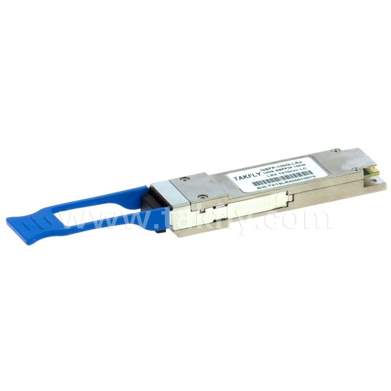 Προς τον πελάτη 100Gbps 10KM QSFP28 LR4 με DDM Transceiver High Power Fiber Length 1m Τηλεπικοινωνίες