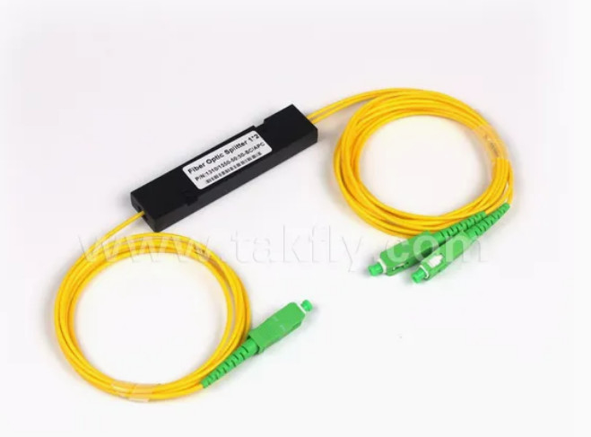 1x2 Μονότυπο ABS SC PLC Splitter Οπτική ίνα SC APC 1 έως 2 PLC Splitter