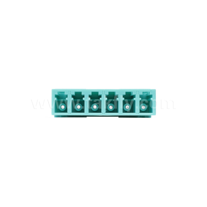 LC/PC 6 τρόποι προσαρμογός, MM OM3 ((Aqua), OM4 ((Violet) Μπλε, Χωρίς φλέβα