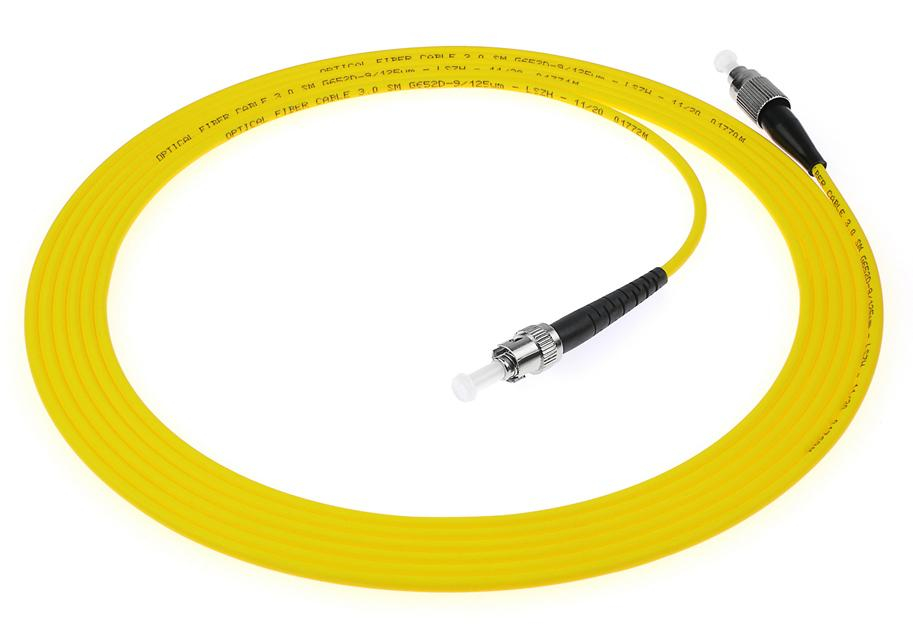 FC-ST Simplex Fiber Optic Patch Cord LSZH/PVC SM/MM UPC and APC