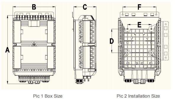 FTKS-1708-24C-16F Fiber Termination Box για σύστημα δικτύου επικοινωνίας FTTx από την Κίνα