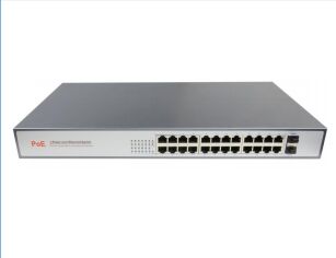 Διακόπτης ινών 26 θυρών Full Gigabit PoE - Υψηλής ποιότητας και διαθέσιμο απόθεμα (DF-2F-24GP)