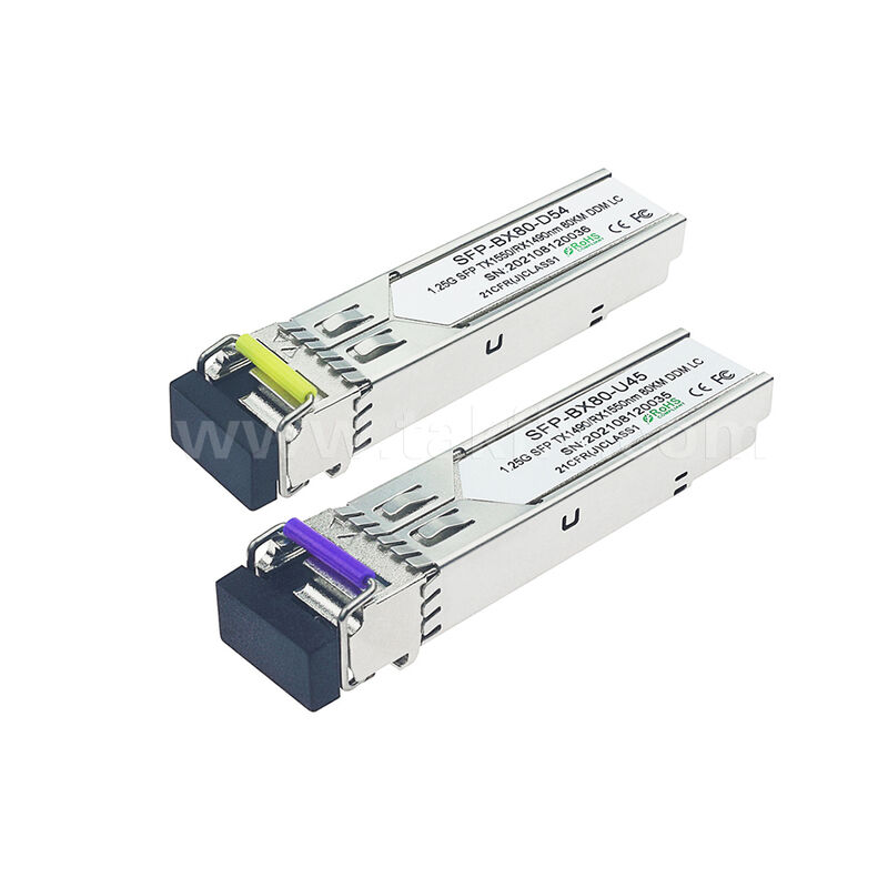 Μονάδα πομποδέκτη SFP 1.25gbps 80km LC Reach Tx1490nm/Rx1550nm Αμφίδρομη SFP για Data Center FTTH FTTX