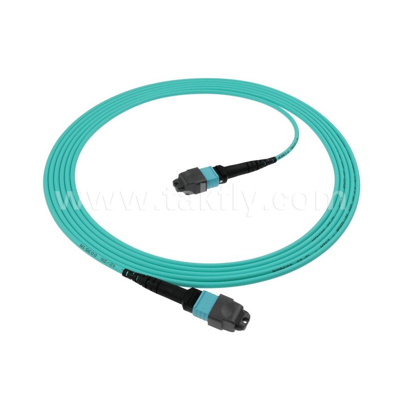 Υψηλής πυκνότητας 8 12 16 24 MPO MTP Multimode MM OM3 OM4 Fiber Optic Patchcord / Optical Fiber Patch Cable / Optical Jumper / Optical Fiber Trunk Cable για κέντρο δεδομένων 10G 40G 100G 200G 400G