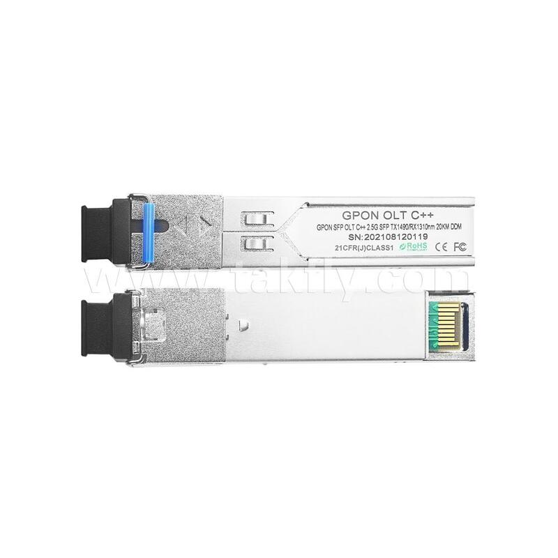 Μονάδα οπτικού δέκτη SFP GPON OLT κλάσης C++ για κέντρο δεδομένων FTTH FTTX