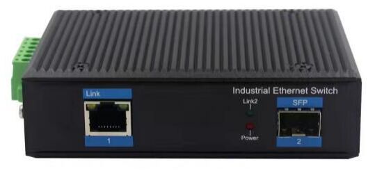 Βιομηχανικός Διακόπτης PoE 1 θύρας 10/100/1000Mbps PoE + 1 θύρα 1000Mbps SFP Fiber (DF-1FG-1GPI)