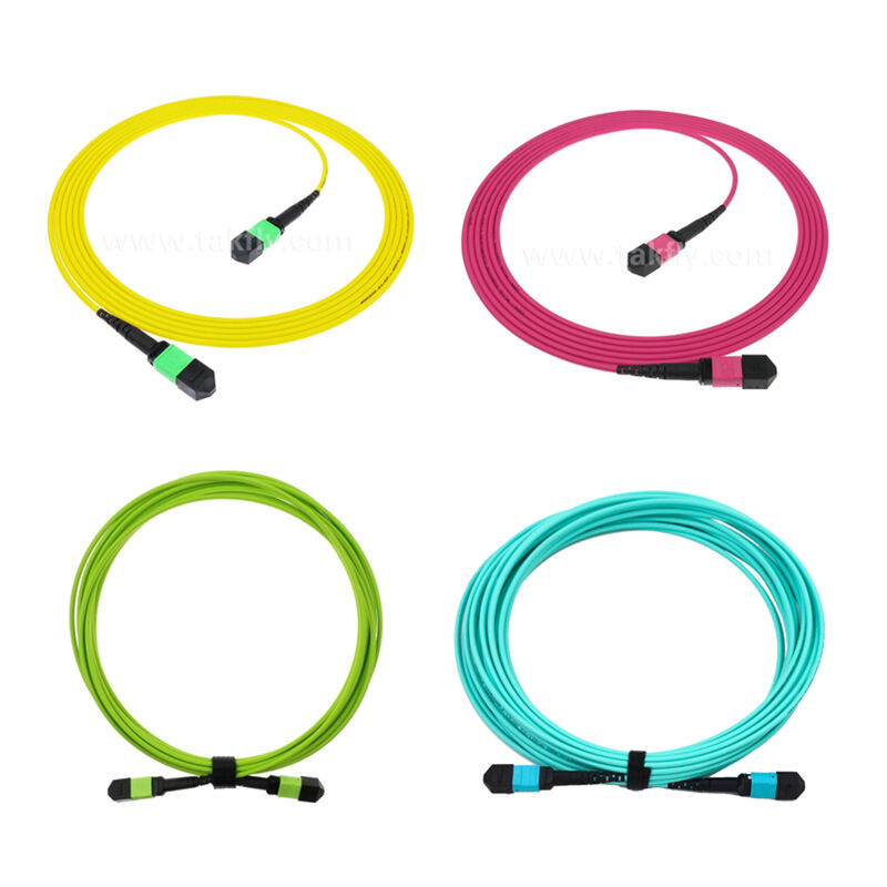 Καλώδιο Οπτικών Ινών MPO/MTP Patchcord Μονοτροπικό Πολυτροπικό LSZH 8f/12f/24f για Κέντρα Δεδομένων FTTX