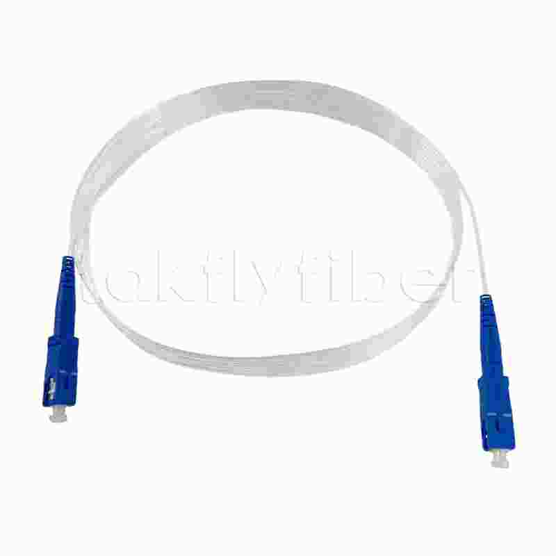 Πιστοποιημένο CPR Eca SC SM G657A 2.0*3.0mm Invisible Optic Fiber Patchcord για FTTH και FTTR