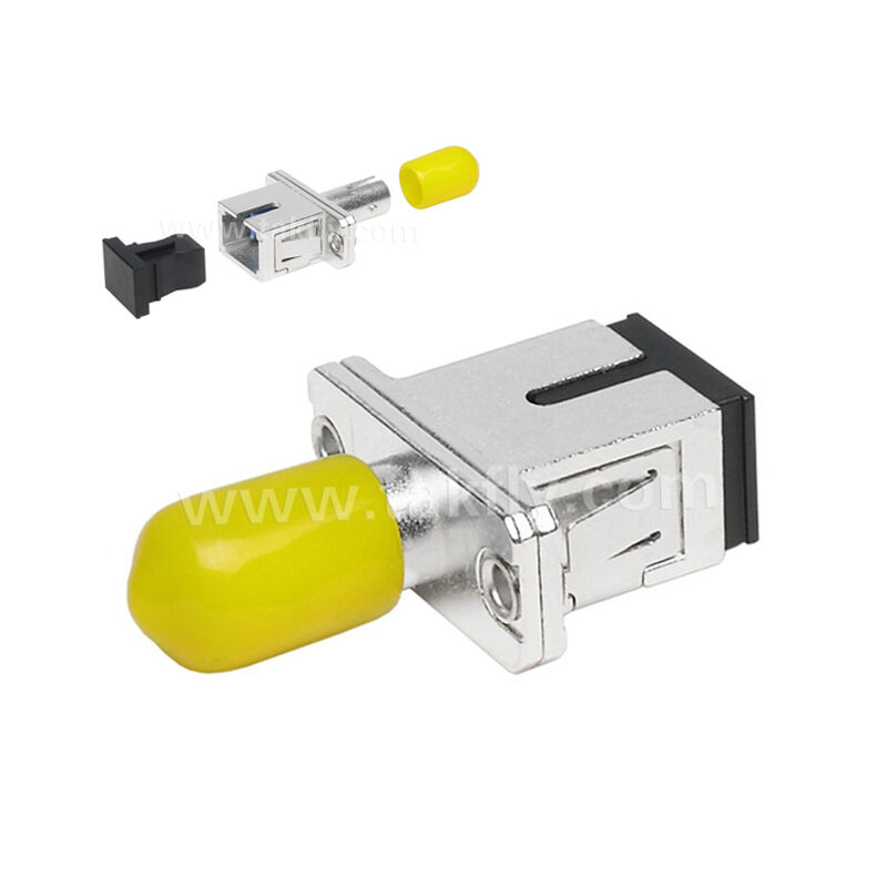 Σύνδεσμος οπτικών ινών ST-SC Simplex Metal Hybrid Adapter Γυναίκα/Γυναίκα για κέντρο δεδομένων Τηλεπικοινωνίες FTTX