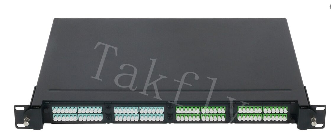 Πίνακας διανομής ινών MPO/MTP ∙ 1U Rack-Mount, προ-συνδεδεμένη μονάδα κασέτας, 4 slots, LC/MPO Interface, για διαχείριση ινών κέντρου δεδομένων