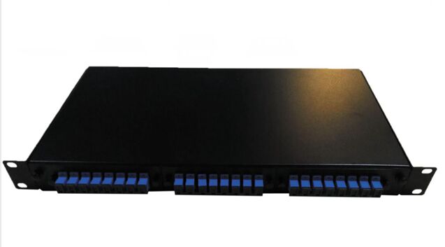 1U Front-Access Rackmount ODF με 2 δίσκους σύνδεσης και χωρητικότητα 12-48 πυρήνων
