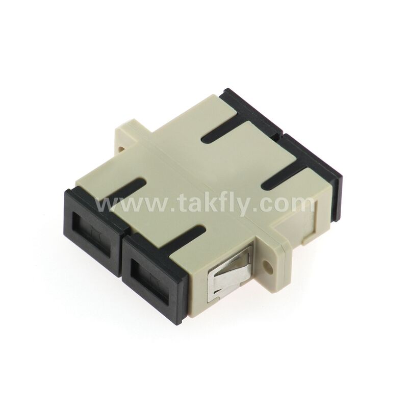 SC Fiber Optic Adapter ∙ Ζιρκόνια, χωρίς φτερούγες ή με διπλή φτερούγες, για SM/MM, λειτουργία -40~85°C