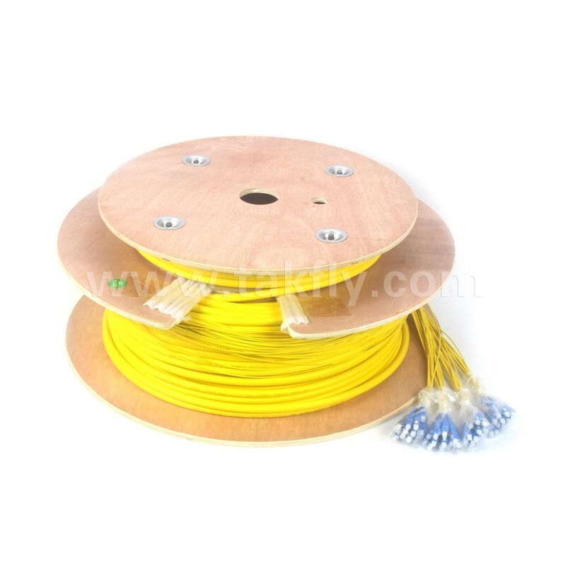 48Cores SC-SC προ-αποκλεισμένος Breakout Patchcord για κέντρο δεδομένων τηλεπικοινωνιών