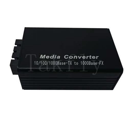 Μετατροπέας πολυμέσων mini 100M Fast Ethernet, 10/100Base-TX σε 100Base-FX, Περίβλημα αλουμινίου, Επέκταση σε 100km