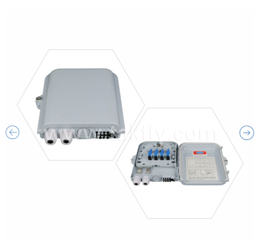 FTKS-1805-8E Τερματικό κουτί με 8 PCS SC/UPC SM SX προσαρμογέα και πλήρως εγκατεστημένο pigtail