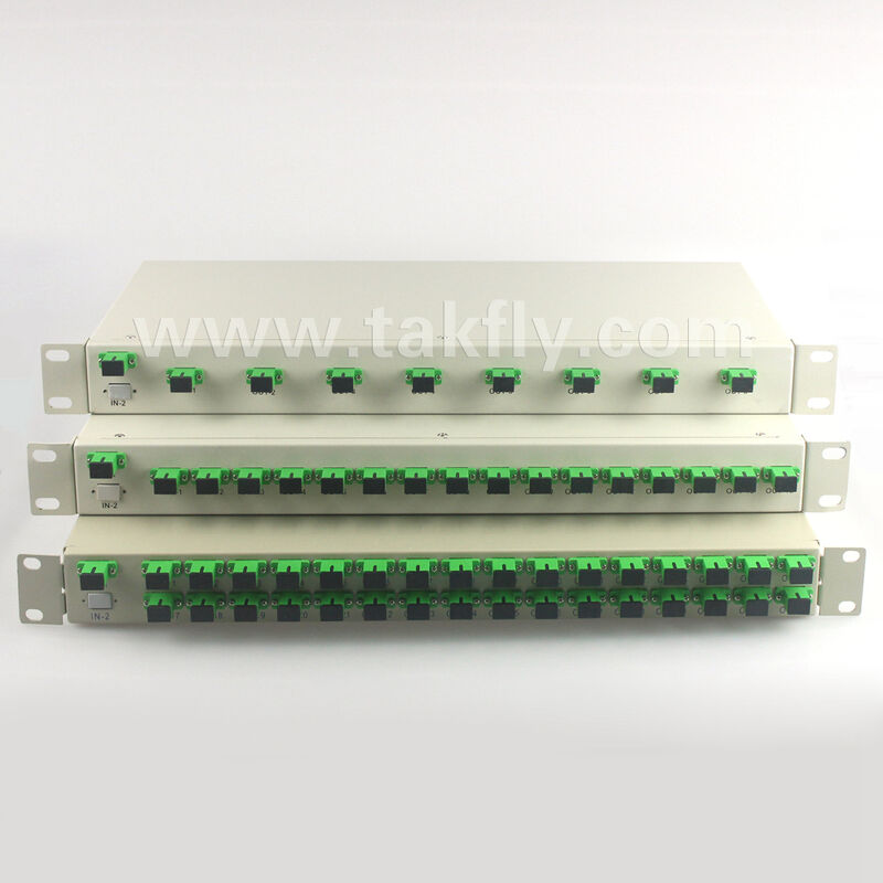 1U Rack Mount PLC Splitter με υψηλή ομοιομορφία, υποστήριξη πλήρους μήκους κύματος και δυνατότητα αντίστροφης λειτουργίας