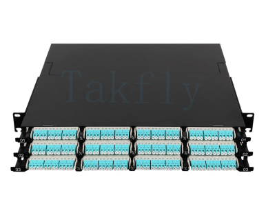 1U 144C Ultra-High-Density MPO Patch Panel ∙ 12 Slots Cassette, 144 LC Cores, για σύνδεση MDF/IDF Backbone