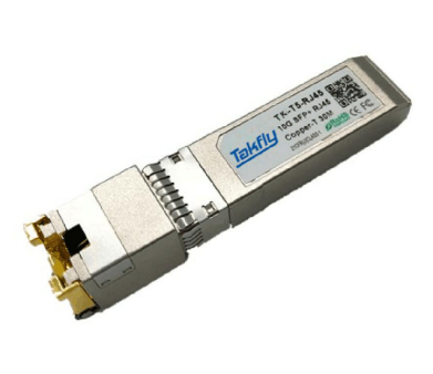 Πομποδέκτης χαλκού 10G BASE-T SFP+ | Δίκτυο υψηλής ποιότητας και οπτικών ινών | (TK-T5-RJ45)