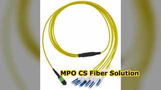MPO CS Fiber Patch Καλώδιο υψηλής πυκνότητας