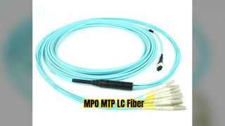MPO MTP LC Fiber Patch Δεδομένα υψηλής ταχύτητας