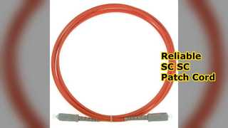 SC SC Patch Cord Duplex Simplex Αξιόπιστη σύνδεση