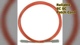 SC SC Patch Cord Duplex Simplex Αξιόπιστη σύνδεση